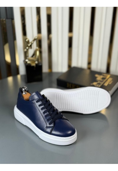 YENİ SEZON SPOR ZRA MODEL - LACİVERT DERİ