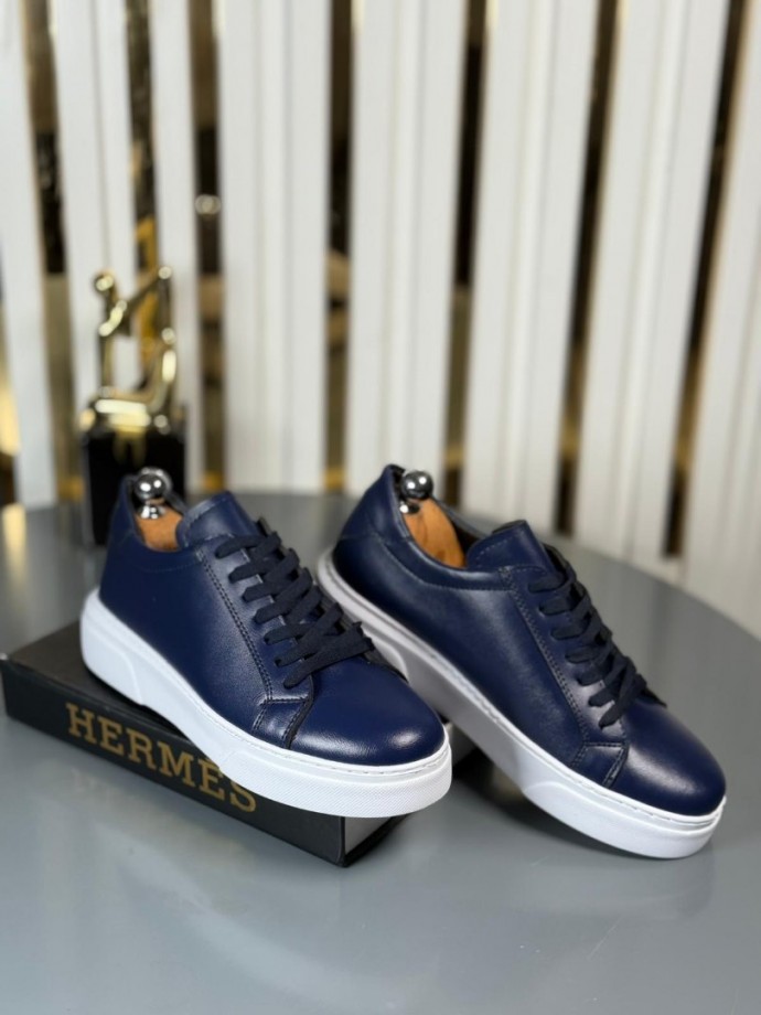 YENİ SEZON SPOR ZRA MODEL - LACİVERT DERİ