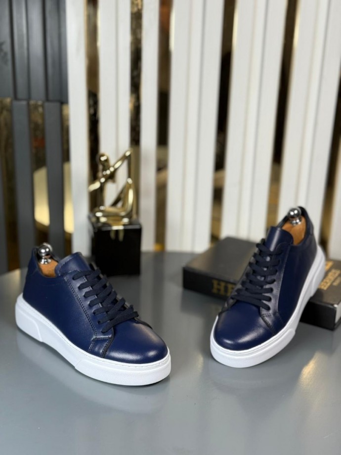 YENİ SEZON SPOR ZRA MODEL - LACİVERT DERİ