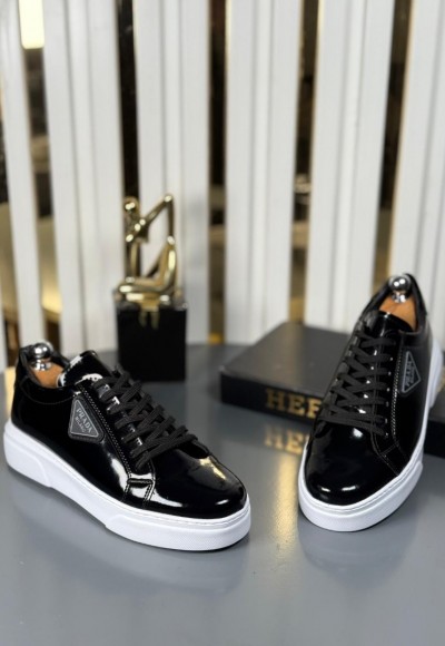 YENİ SEZON CASUAL PRD MODEL - SİYAH RUGAN DERİ YENİ SEZON CASUAL PRD MODEL - SİYAH RUGAN DERİ