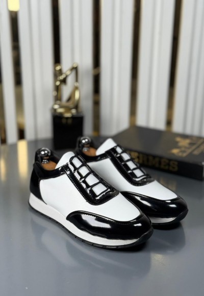 YENİ SEZON SPOR ZRA MODEL - SİYAH BEYAZ RUGAN VE MAT