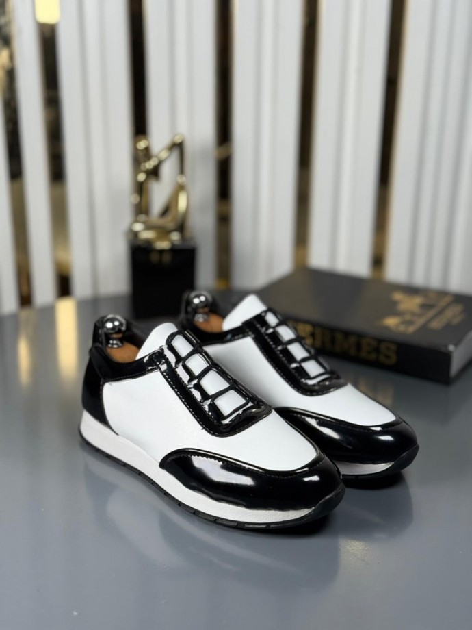 YENİ SEZON SPOR ZRA MODEL - SİYAH BEYAZ RUGAN VE MAT