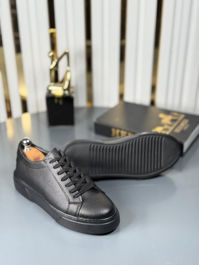  YENİ SEZON CASUAL ZRA MODEL - SİYAH MAT DERİ