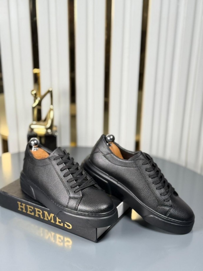  YENİ SEZON CASUAL ZRA MODEL - SİYAH MAT DERİ