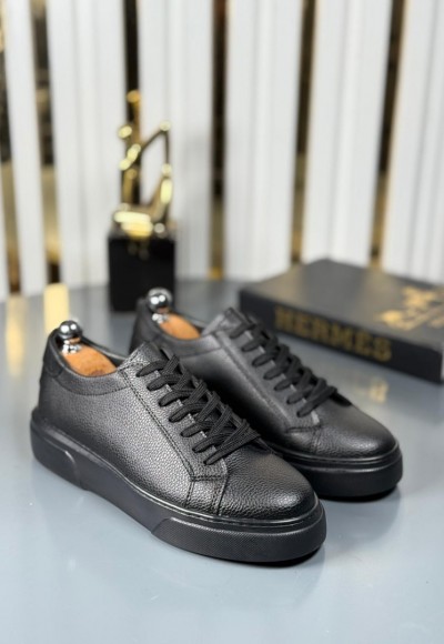  YENİ SEZON CASUAL ZRA MODEL - SİYAH MAT DERİ