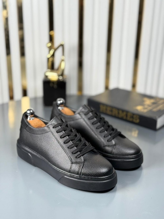  YENİ SEZON CASUAL ZRA MODEL - SİYAH MAT DERİ