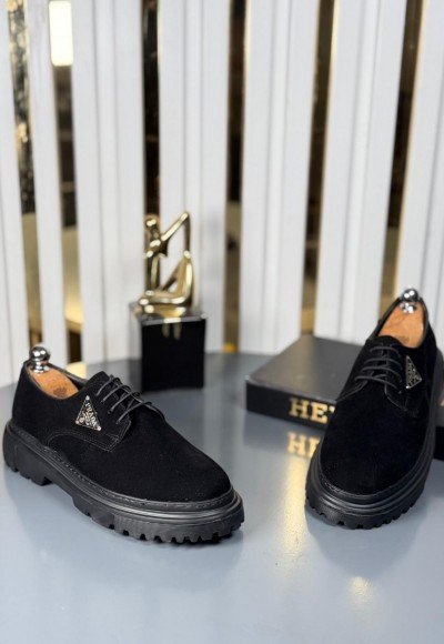  YENİ SEZON CASUAL PRD MODEL - SİYAH SÜET