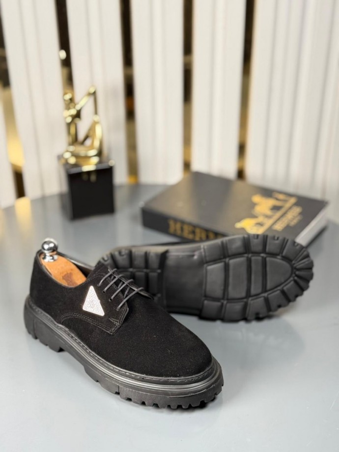  YENİ SEZON CASUAL PRD MODEL - SİYAH SÜET