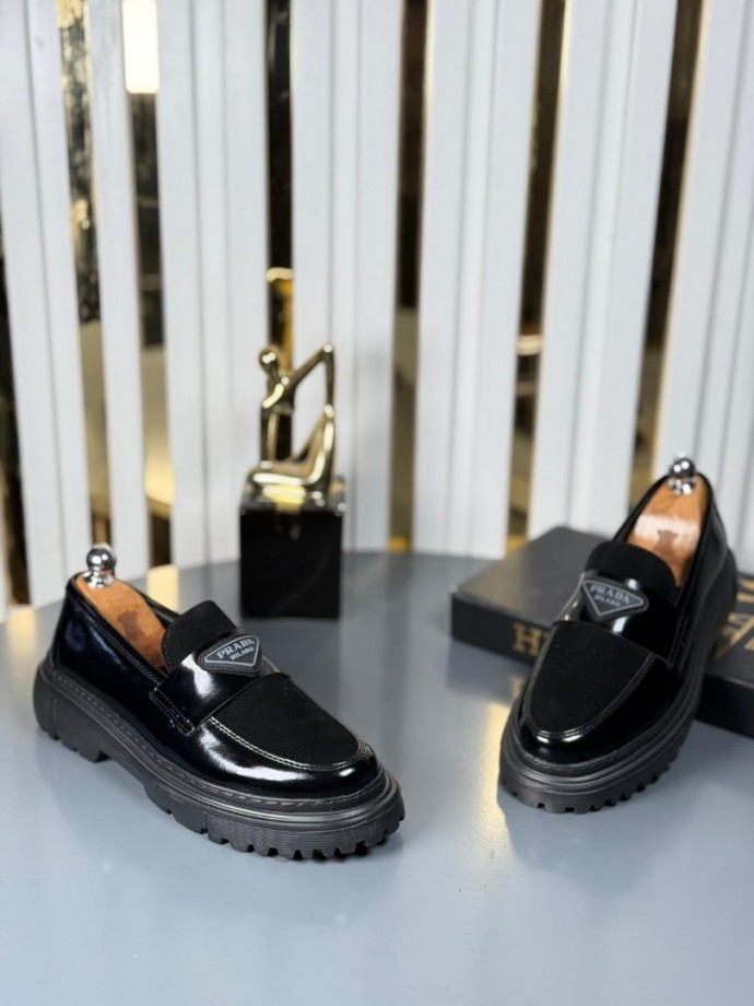  YENİ SEZON CASUAL PRD MODEL - SİYAH RUGAN - ÜSTÜ SÜET