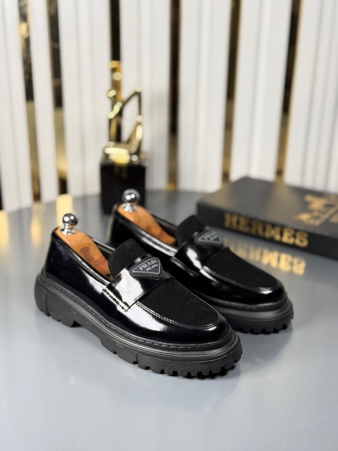  YENİ SEZON CASUAL PRD MODEL - SİYAH RUGAN - ÜSTÜ SÜET