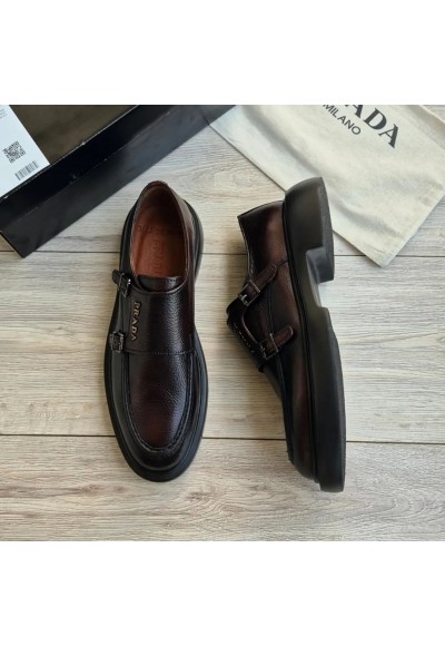 2025 YENİ SEZON EVA  ÇIFT TOKALI PRD MODEL KAHVE PÜTÜR DERİ