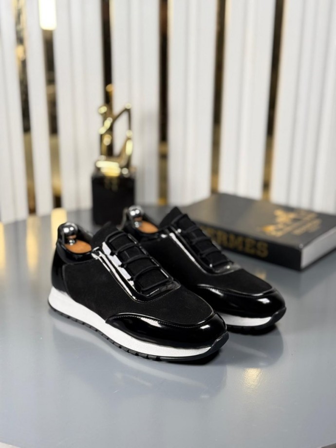 YENİ SEZON SPOR ZRA MODEL - SİYAH RUGAN VE SÜET