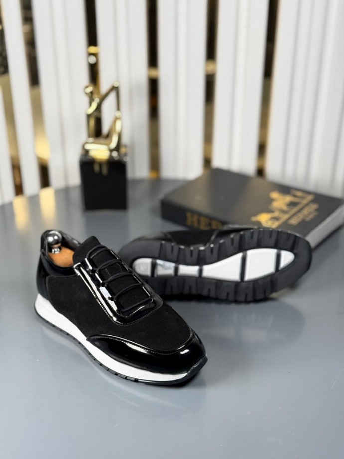 YENİ SEZON SPOR ZRA MODEL - SİYAH RUGAN VE SÜET