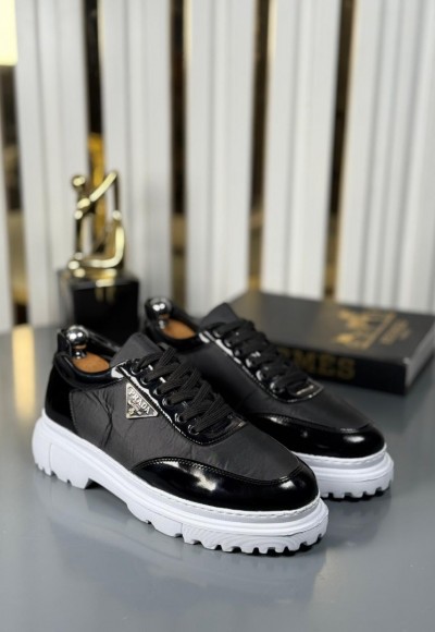  YENİ SEZON CASUAL PRD MODEL - SİYAH DERİ RUGAN VE SATEN