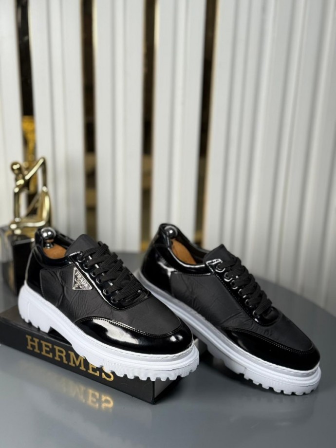  YENİ SEZON CASUAL PRD MODEL - SİYAH DERİ RUGAN VE SATEN