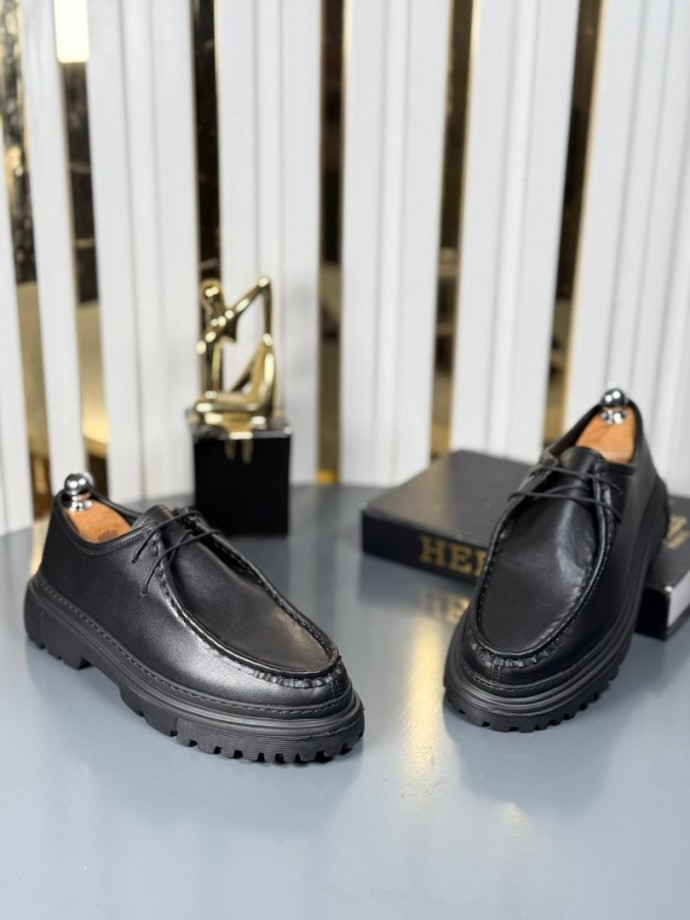  YENİ SEZON CASUAL ZRA MODEL - SİYAH MAT DERİ