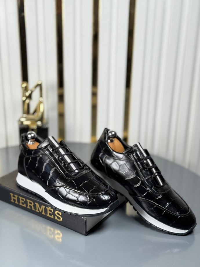 YENİ SEZON SPOR ZRA MODEL - SİYAH KROKAN DERİ