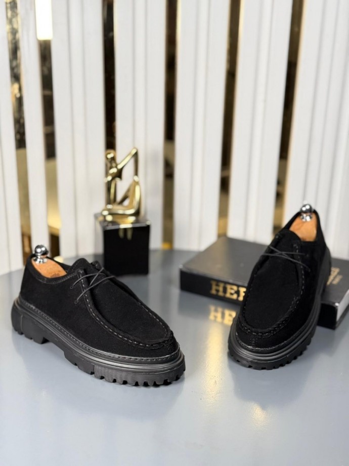  YENİ SEZON CASUAL ZRA MODEL - SİYAH SÜET