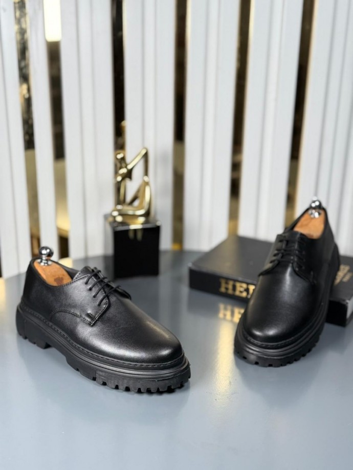  YENİ SEZON CASUAL MODEL - SİYAH MAT DERİ