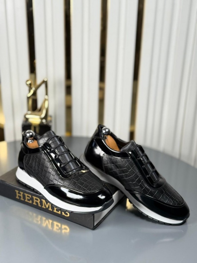  YENİ SEZON CASUAL ZRA MODEL - SİYAH RUGAN VE KROKAN DERİ