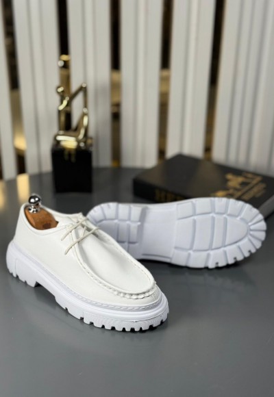  YENİ SEZON CASUAL ZRA MODEL - BEYAZ DERİ