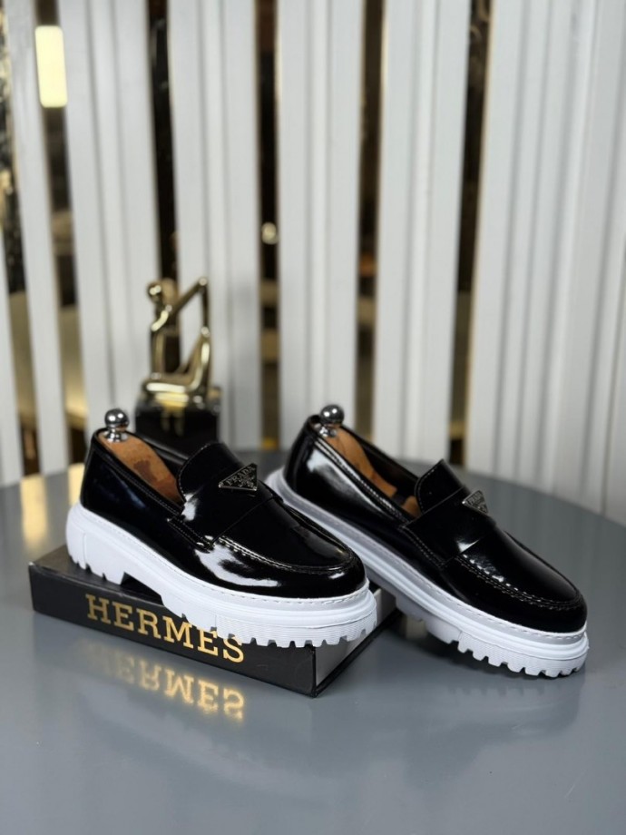  YENİ SEZON CASUAL PRD MODEL - SİYAH RUGAN DERİ