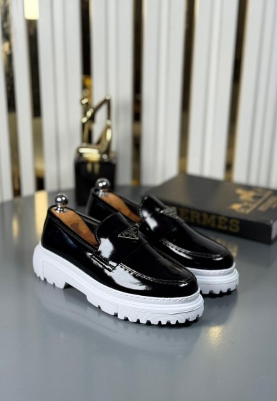  YENİ SEZON CASUAL PRD MODEL - SİYAH RUGAN DERİ