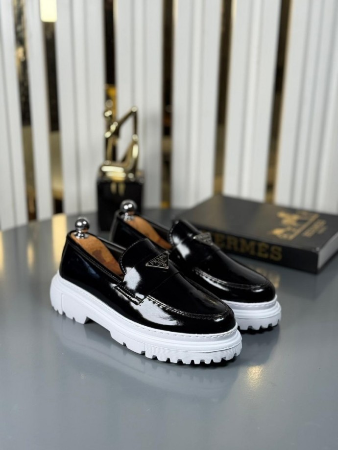  YENİ SEZON CASUAL PRD MODEL - SİYAH RUGAN DERİ