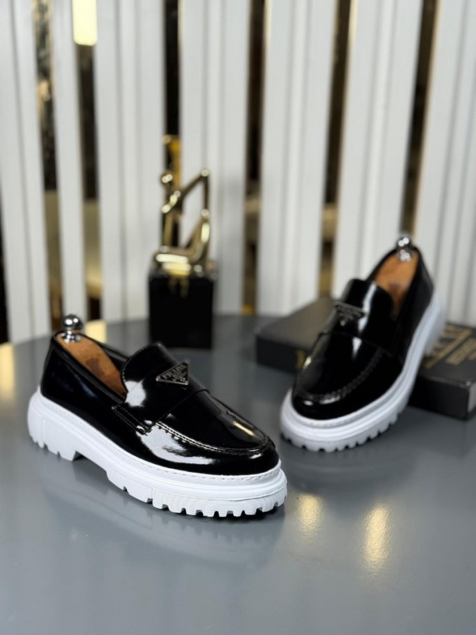  YENİ SEZON CASUAL PRD MODEL - SİYAH RUGAN DERİ