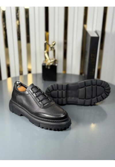  YENİ SEZON CASUAL ZRA MODEL - SİYAH DERİ