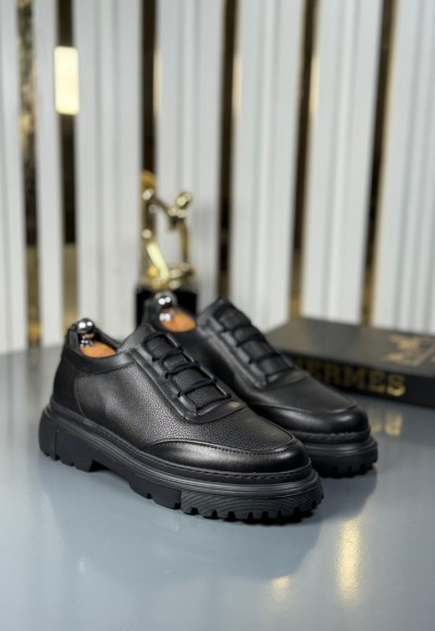  YENİ SEZON CASUAL ZRA MODEL - SİYAH DERİ