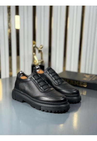  YENİ SEZON CASUAL ZRA MODEL - SİYAH DERİ