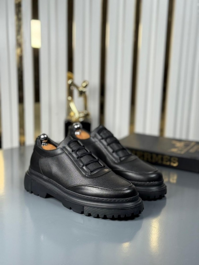  YENİ SEZON CASUAL ZRA MODEL - SİYAH DERİ