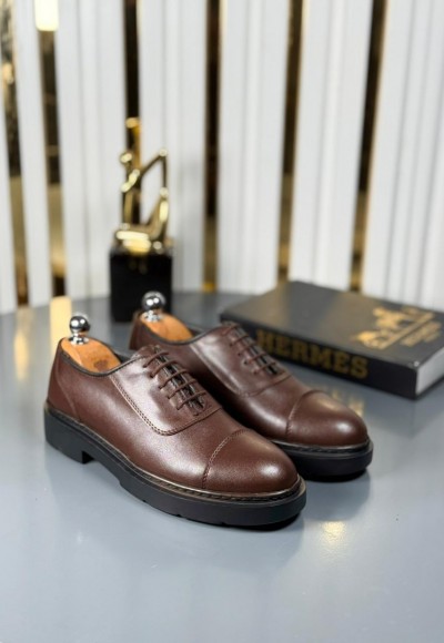 YENİ SEZON CASUAL SRAR MODEL - KAHVERENGİ MAT DERİ