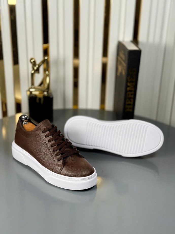  YENİ SEZON CASUAL ZRA MODEL - KAHVERENGİ DERİ