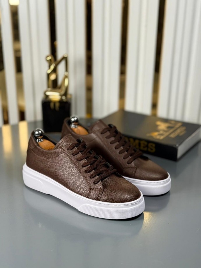  YENİ SEZON CASUAL ZRA MODEL - KAHVERENGİ DERİ