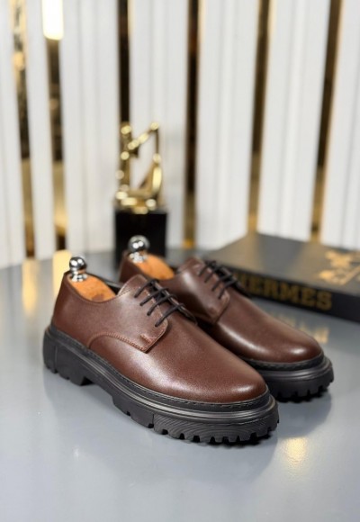  YENİ SEZON CASUAL ZRA MODEL - KAHVERENGİ DERİ