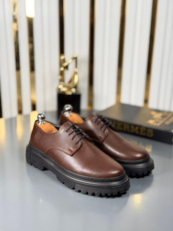  YENİ SEZON CASUAL ZRA MODEL - KAHVERENGİ DERİ