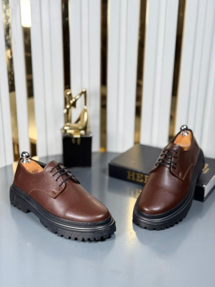  YENİ SEZON CASUAL ZRA MODEL - KAHVERENGİ DERİ