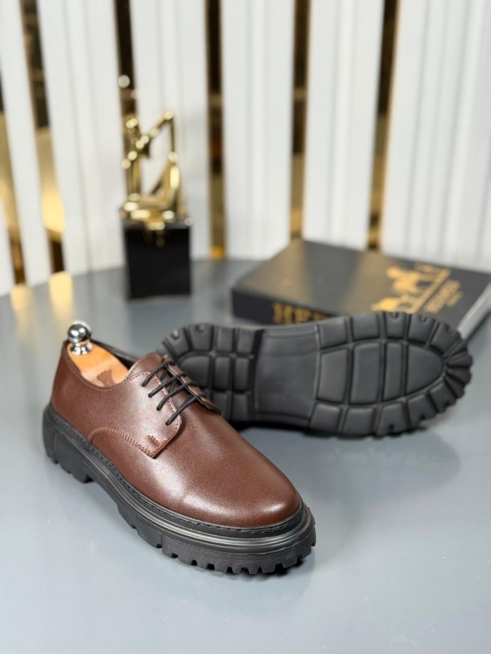  YENİ SEZON CASUAL ZRA MODEL - KAHVERENGİ DERİ