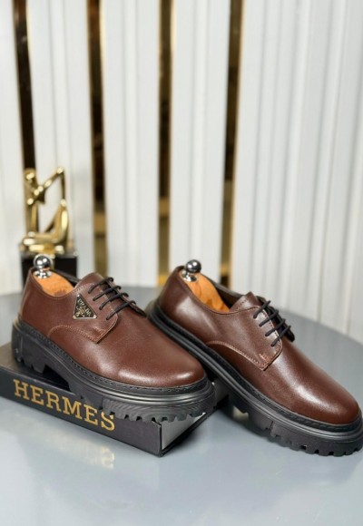  YENİ SEZON CASUAL PRD MODEL - KAHVERENGİ DERİ