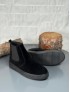 2025 SİYAH SÜET CHELSEA SISLEY EVA TABAN BOT - SİYAH SÜET