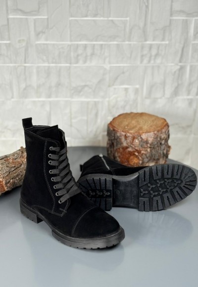  2025 SİYAH SÜET POSTAL EVA TABAN BOT - SİYAH SÜET