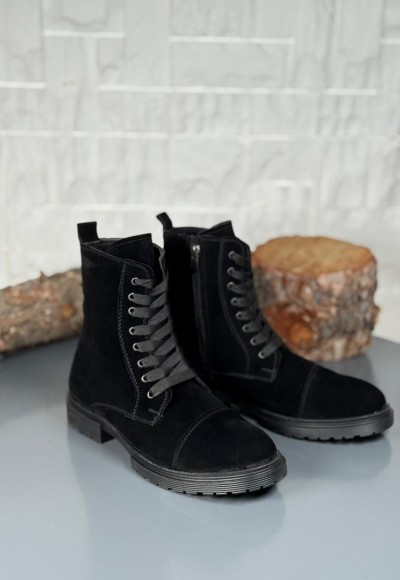  2025 SİYAH SÜET POSTAL EVA TABAN BOT - SİYAH SÜET