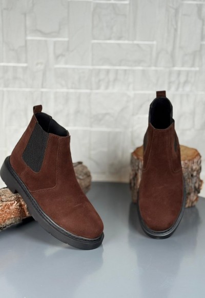 2025 KAHVE SÜET ZRA EVA TABAN BOT - KAHVERENGİ SÜET