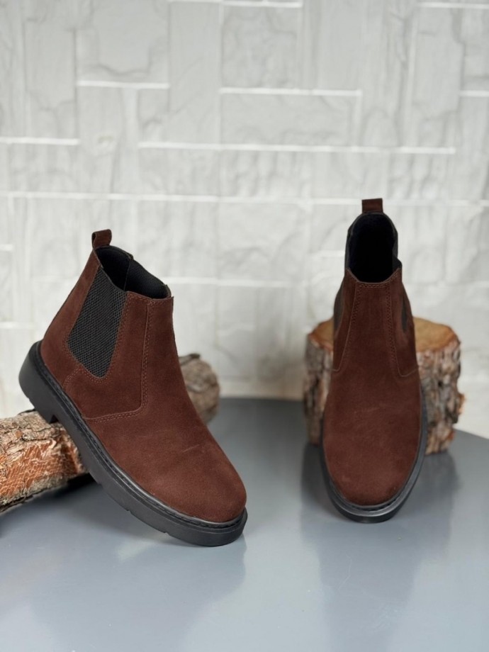 2025 KAHVE SÜET ZRA EVA TABAN BOT - KAHVERENGİ SÜET