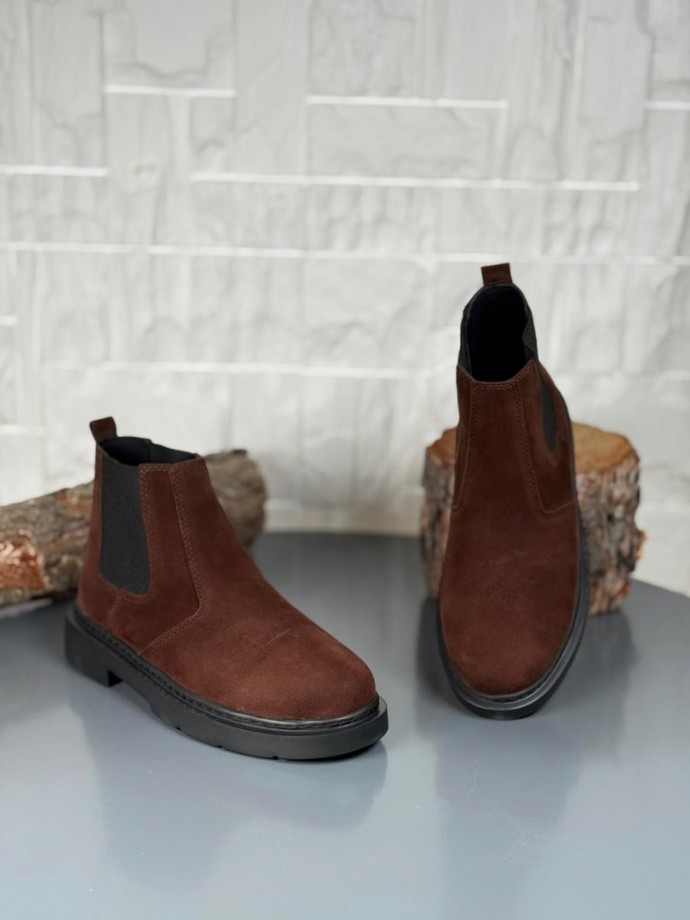 2025 KAHVE SÜET ZRA EVA TABAN BOT - KAHVERENGİ SÜET