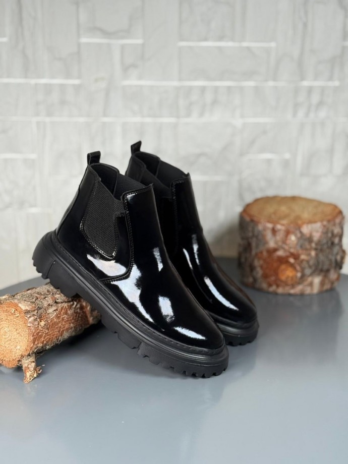  2025 SİYAH RUGAN PRD BANDAJLI EVA TABAN BOT - SİYAH RUGAN