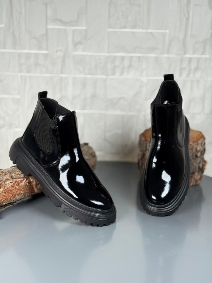  2025 SİYAH RUGAN PRD BANDAJLI EVA TABAN BOT - SİYAH RUGAN