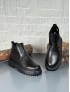  2025 SİYAH DERİ PRD BANDAJLI EVA TABAN BOT - SİYAH DERİ